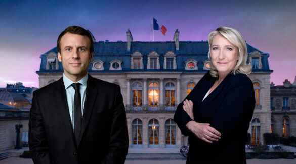 Macron y Le Pen.