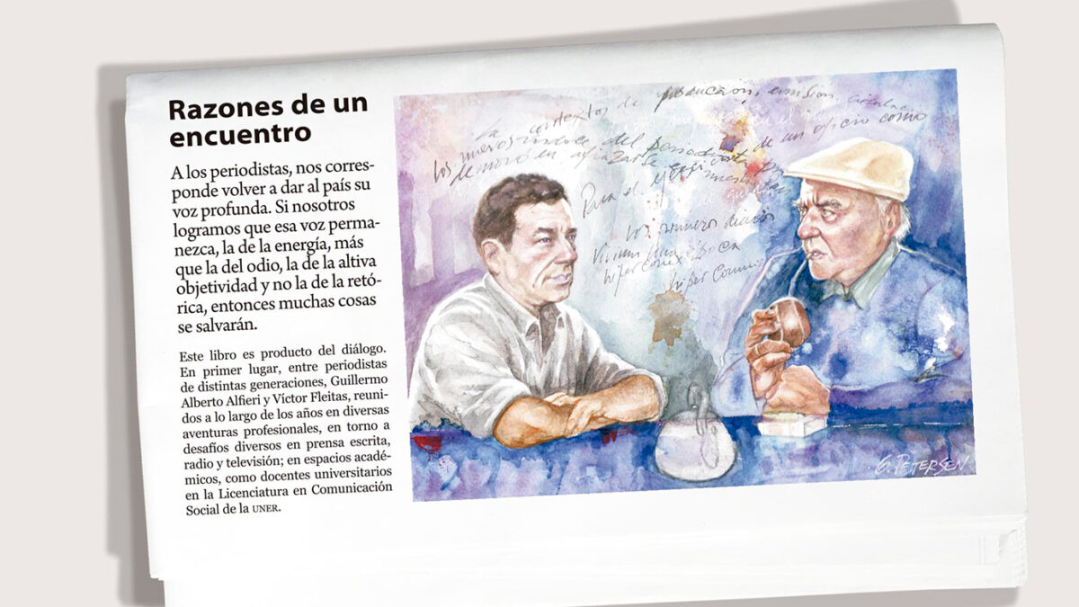 Se presentó el libro “Periodismos”, de Guillermo Alfieri y Víctor Fleitas