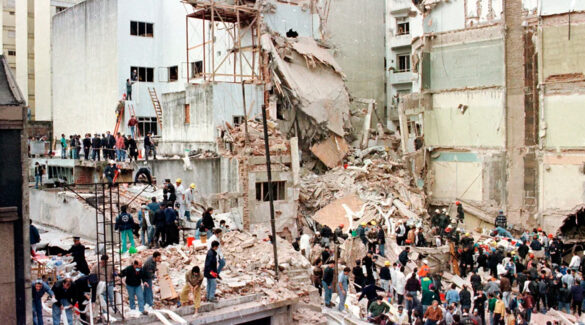 La bomba explotó a las 9.53 del 18 de julio de 1994.