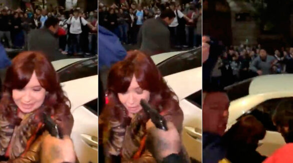 Cuadro a cuadro del video del intento de asesinato a Cristina Fernández.