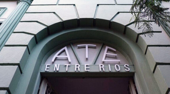 Foto del frente del edificio de ATE Entre Ríos