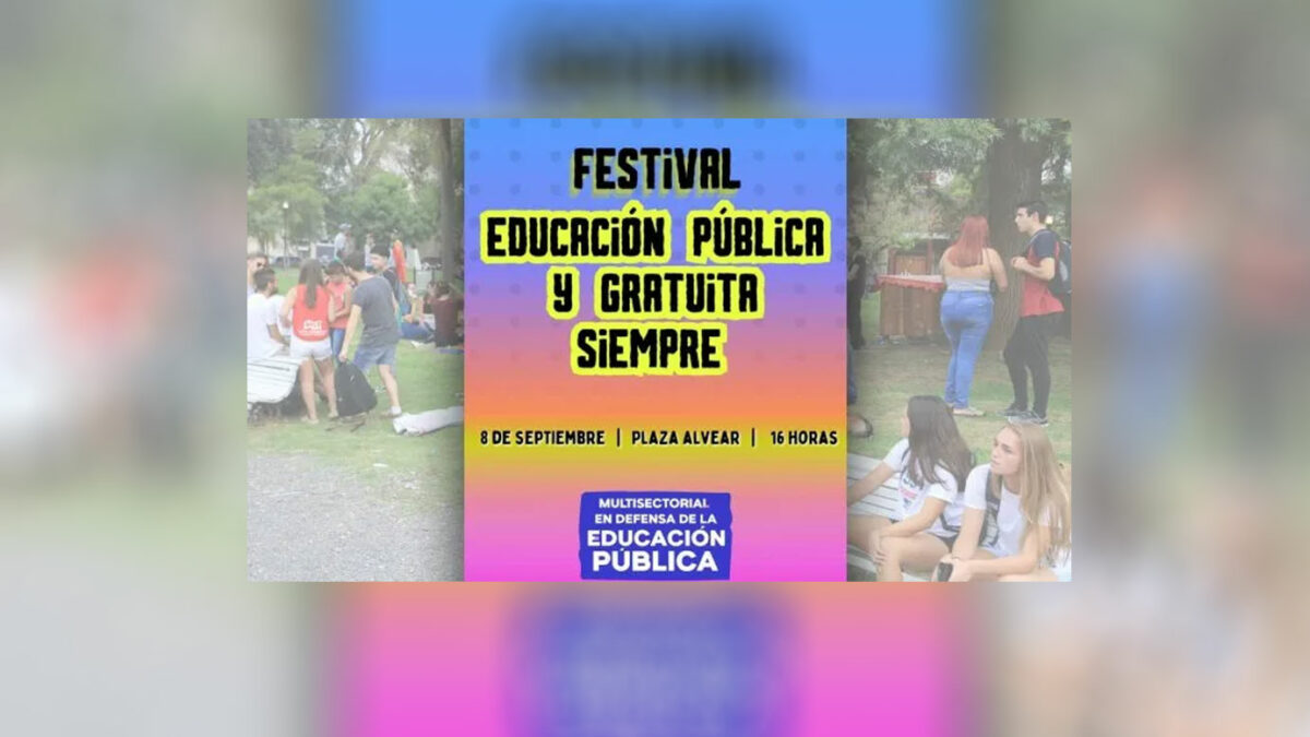 Ante el embate privatizador, habrá un festival en defensa de la educación pública