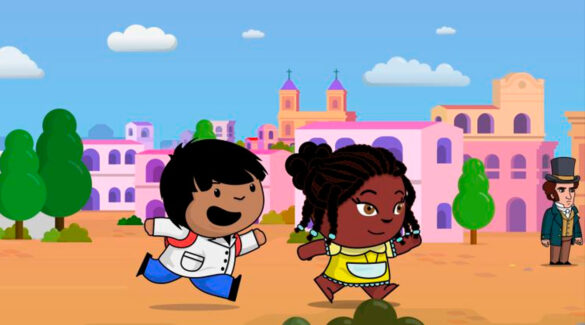 Zamba y Nina, personajes infantiles de Paka Paka.