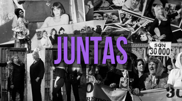 Collage con imágenes afines a la tercera temporada del podcast Juntas.