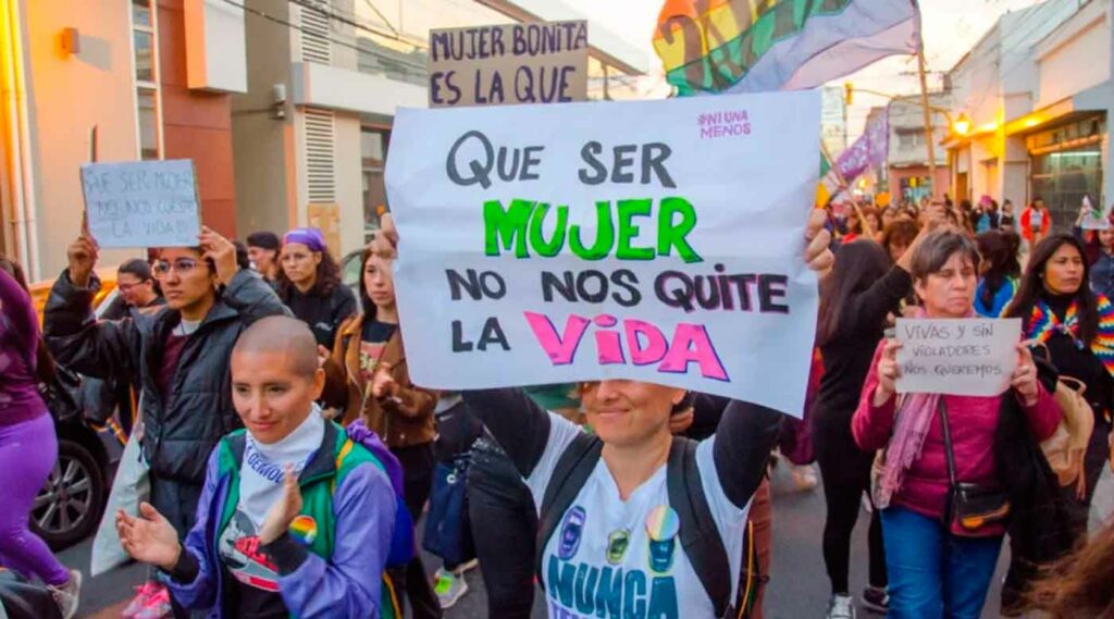 Mujeres marchando en una edición anterior del 3J.