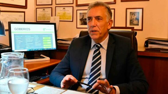 Fiscal de Estado de Entre Ríos, Julio Rodríguez Signes, en su despacho.