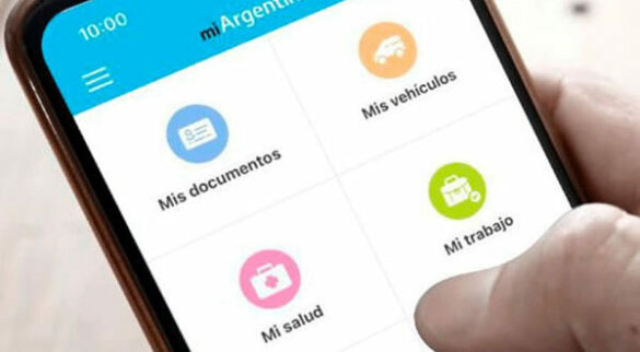 App mi argentina en smartphone