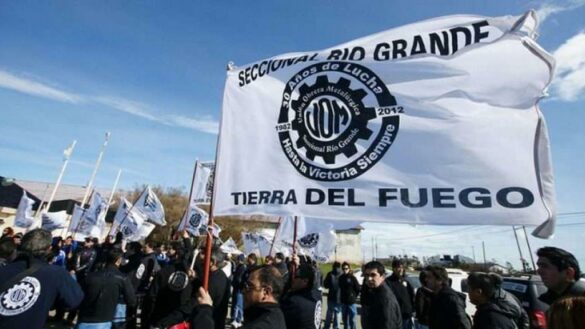 Bandera de la UOM Tierra del fuego