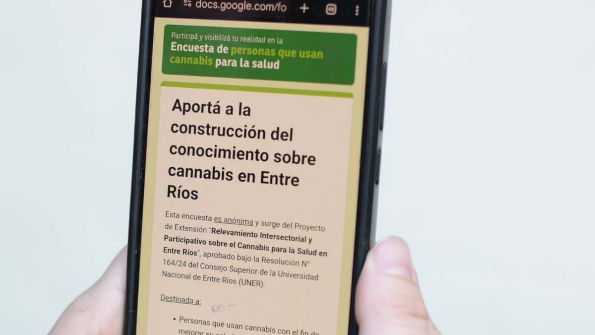 Presentarán los resultados del primer relevamiento de cannabis de Entre Ríos